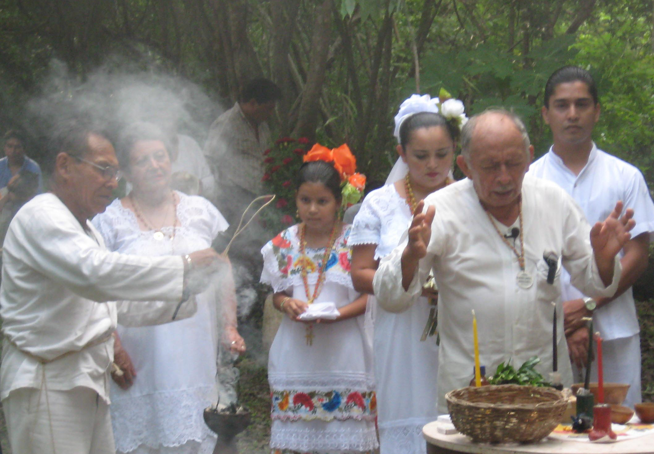 Maya wedding ceremony at Hacienda Chichen Resort