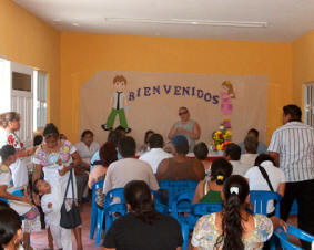 Help the Maya Children Volunteer Social Work sponsored by Hacienda Chichen Resort and Maya Foundation In Laakeech