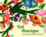Toh Boutique located in Chichen Itza, Yucatan, Mexico offers the finest collection of Mayan arts, jewelry, textiles, and fine ceramics.