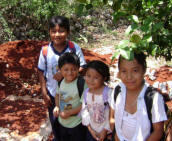 Mayan Children Volunteer Programs and Social Work by Maya Foundation In Laakeech, Yucatan, Mexico